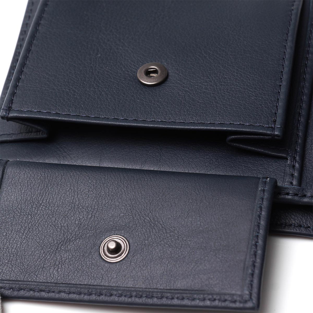 ボッテガヴェネタ 2つ折り財布[小銭入れ付き]/DRAP CALF /プリュッセ ブルー系193642 vafv5 4058 メンズ
