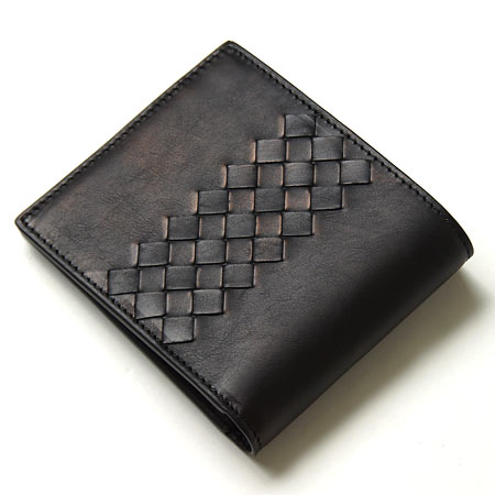 ボッテガヴェネタ/BOTTEGA VENETA/ 2つ折り財布 /NERO 113993 vn032 1000