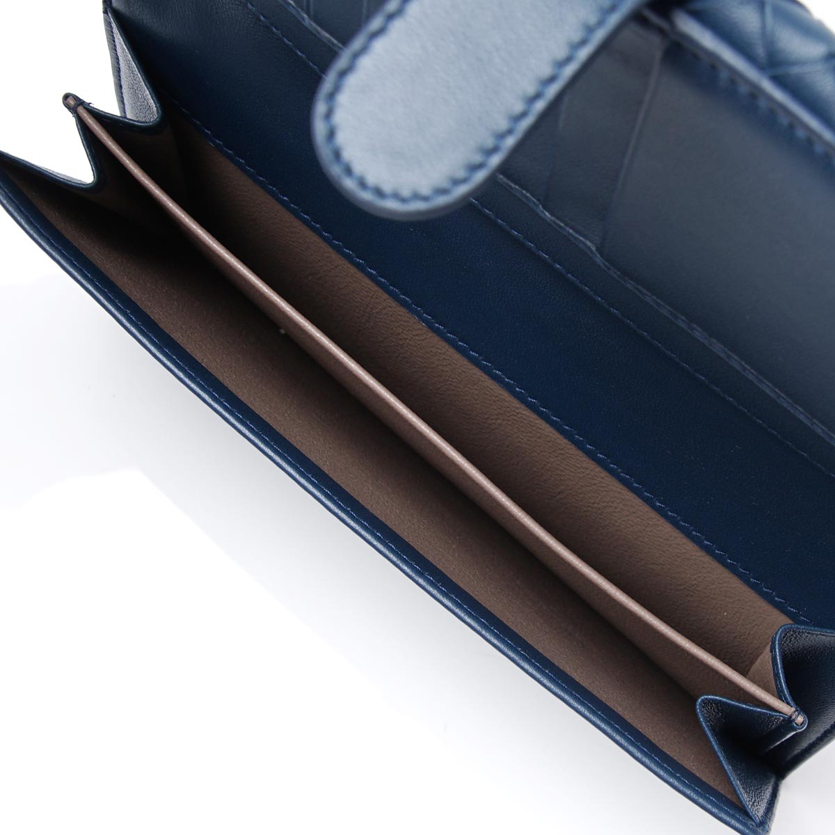 ボッテガヴェネタ 長財布[小銭入れ付き] NAPPA パシフィック ブルー系 134075 v001n 4111 レディース