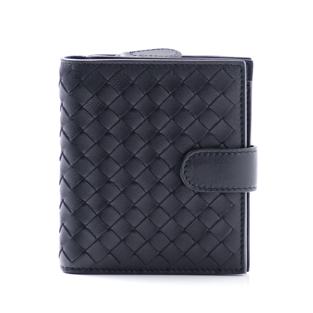 ボッテガヴェネタ/BOTTEGA VENETA 2つ折り財布[小銭入れ付き] NAPPA トルマリン ブルー系 121059 v001n 4014 レディース