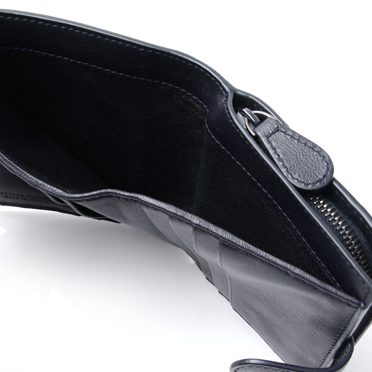 ボッテガヴェネタ/BOTTEGA VENETA 2つ折り財布[小銭入れ付き] NAPPA トルマリン ブルー系 121059 v001n 4014 レディース