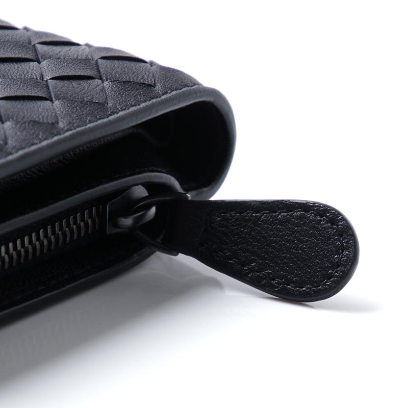 ボッテガヴェネタ/BOTTEGA VENETA 2つ折り財布[小銭入れ付き] NAPPA トルマリン ブルー系 121059 v001n 4014 レディース