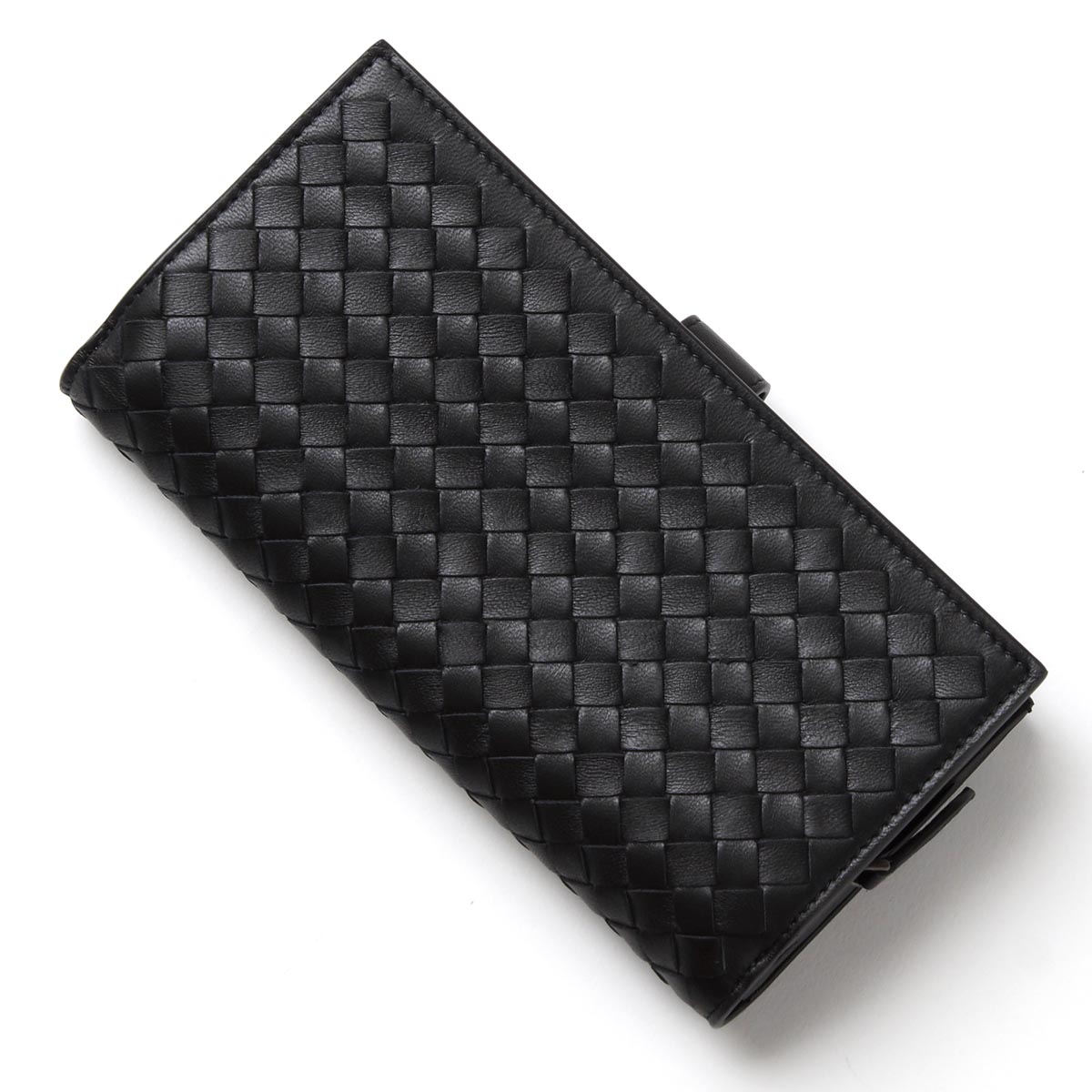 ボッテガヴェネタ/BOTTEGA VENETA 長財布[小銭入れ付き] NAPPA ネロ ブラック系 347579 v001n 1000 メンズ＆レディース