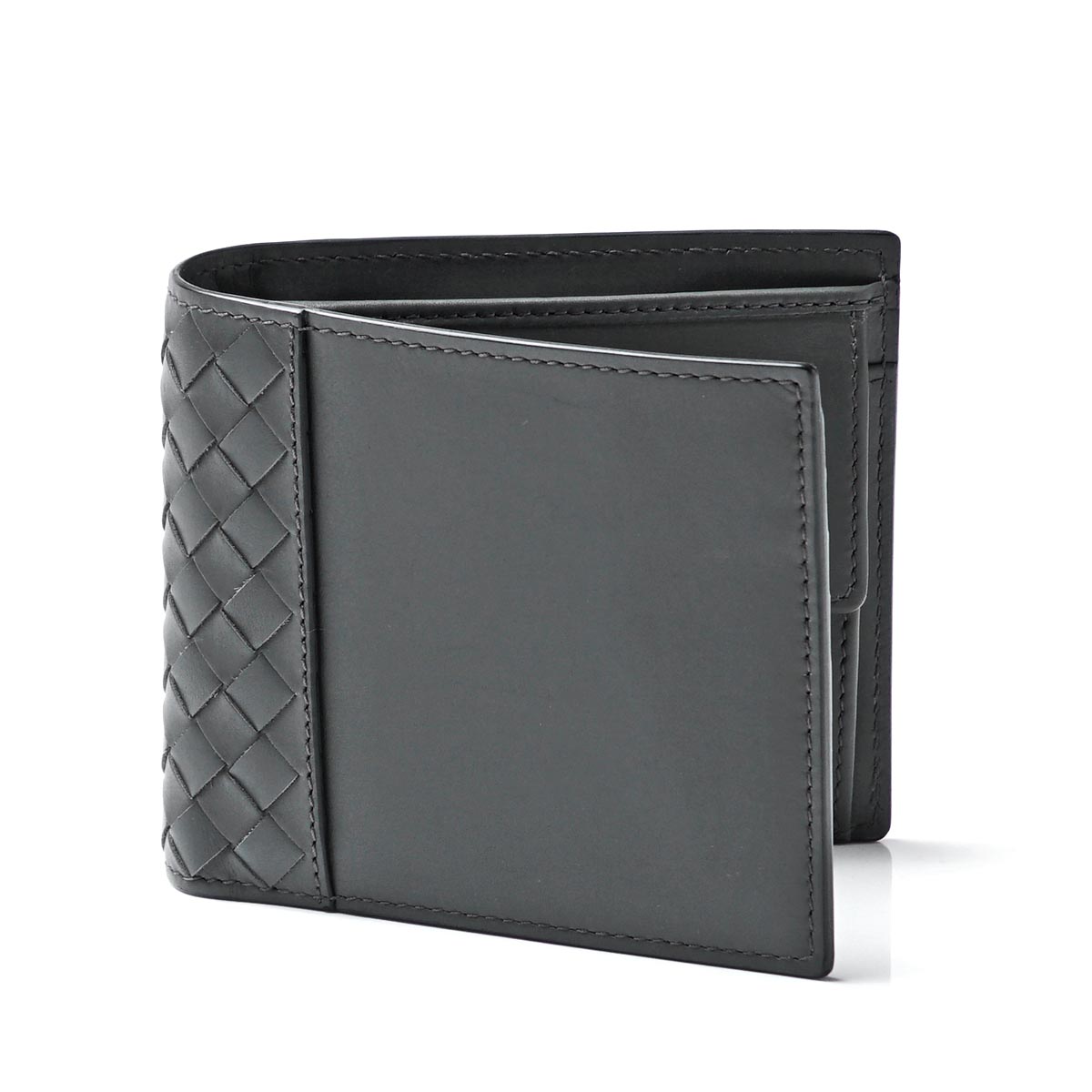 ボッテガヴェネタBOTTEGA VENETA 2つ折り財布[小銭入れ付き] MATT ミディアムグレー グレー系 193642 vm403 8587 メンズ