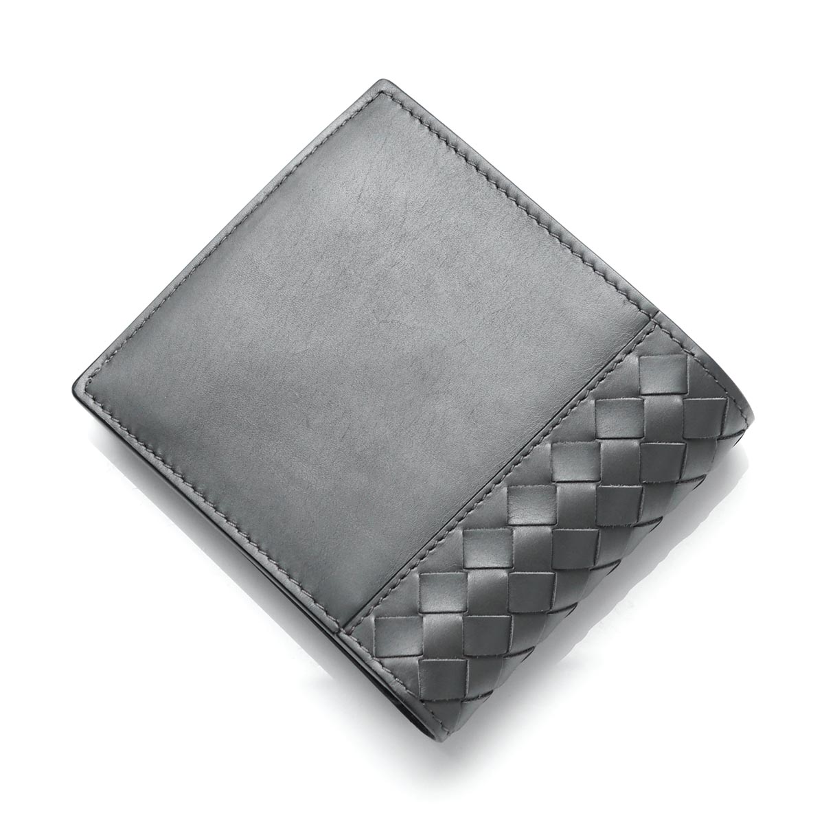 ボッテガヴェネタBOTTEGA VENETA 2つ折り財布[小銭入れ付き] MATT ミディアムグレー グレー系 193642 vm403 8587 メンズ