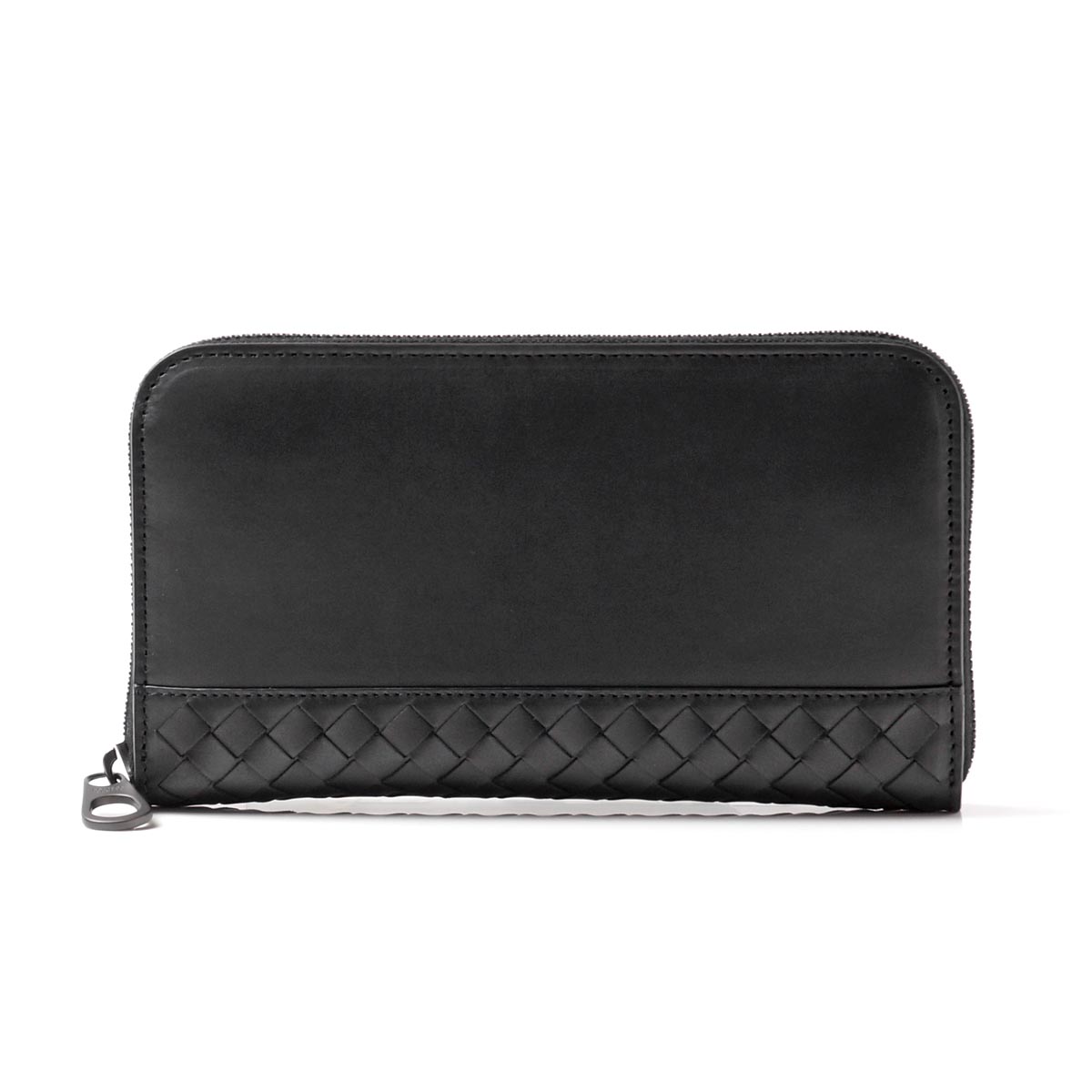 ボッテガヴェネタBOTTEGA VENETA ラウンドファスナー 長財布[小銭入れ付き] MATT NERO ブラック系 344679 vm403 1000 メンズ＆レディース