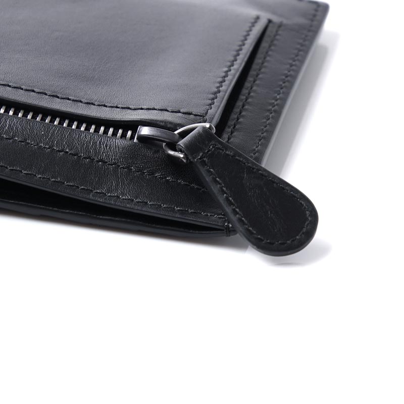 ボッテガヴェネタBOTTEGA VENETA 財布[小銭入れ付き] LEGGERO NERO ブラック系 162156 vq131 1000 メンズ＆レディース