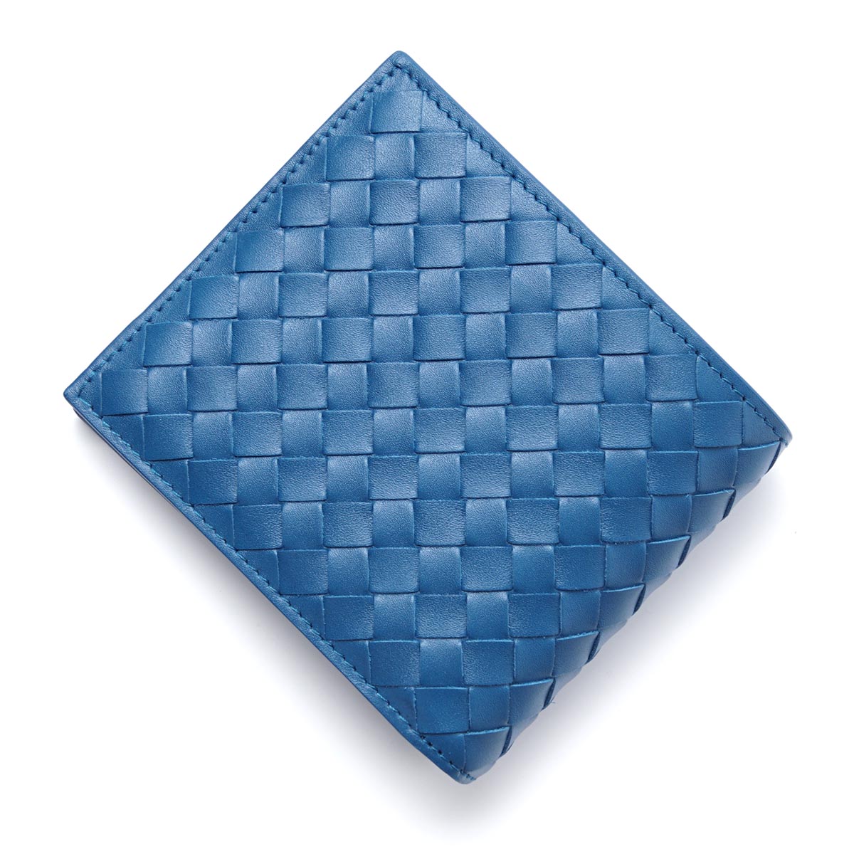 ボッテガヴェネタBOTTEGA VENETA 2つ折り財布 VN ピーコック ブルー系 113993 v4651 4321 メンズ