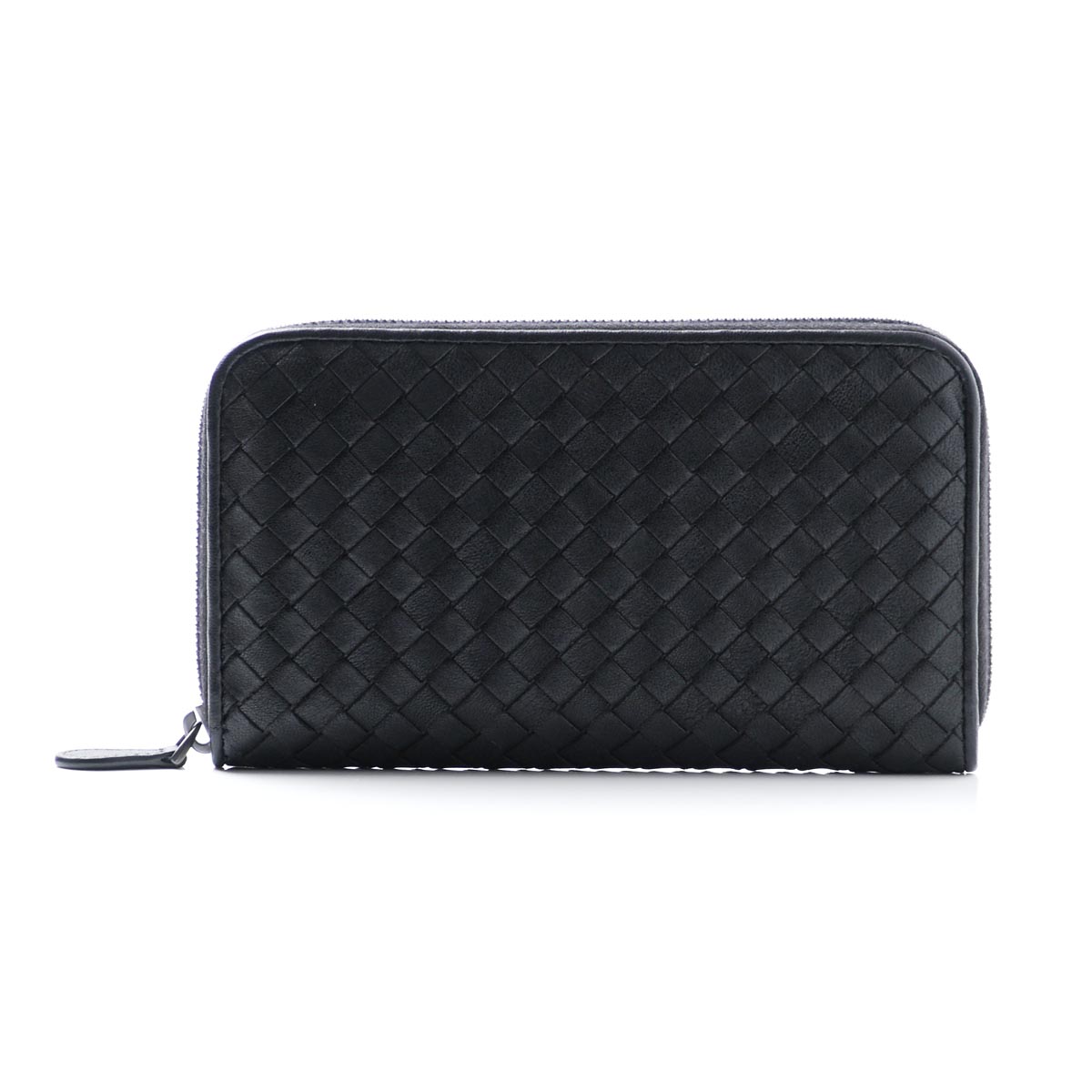ボッテガヴェネタ/BOTTEGA VENETA ラウンドファスナー 長財布[小銭入れ付き] WASHED LAMB NERO ブラック系 114076 vx051 1000 メンズ＆レディース