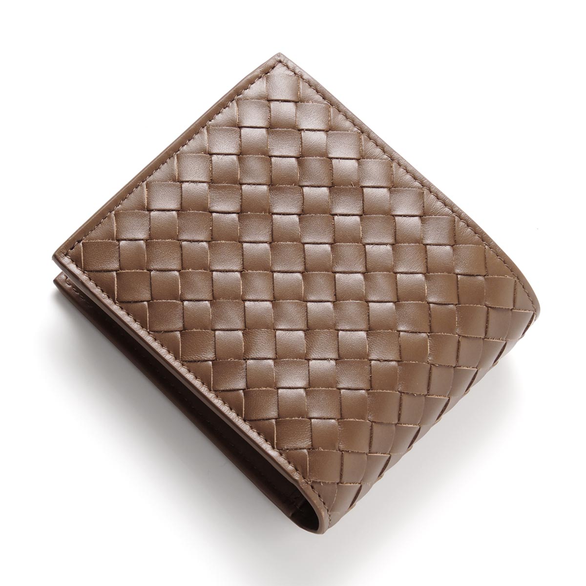 ボッテガヴェネタBOTTEGA VENETA 2つ折り財布[小銭入れ付き] VN ニューシガー ブラウン系 193642 v4651 2314 メンズ