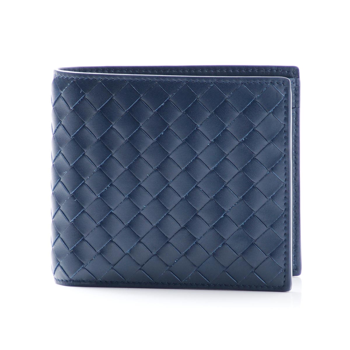 ボッテガヴェネタBOTTEGA VENETA 2つ折り財布[小銭入れ付き] VN パシフィック ブルー系 193642 v4651 4111 メンズ
