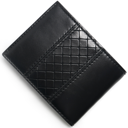 ボッテガヴェネタ BOTTEGA VENETA 二つ折財布【札入れ】 スコルピート ブラック 123226 VT272 1000 メンズ