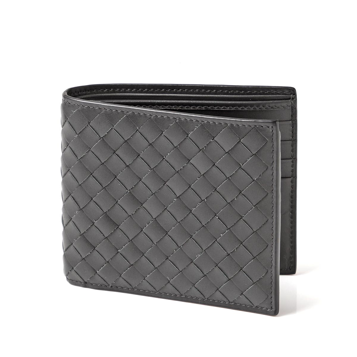 ボッテガヴェネタBOTTEGA VENETA 2つ折り財布 VN アルドアーズ グレー系 113993 v4651 2015 メンズ