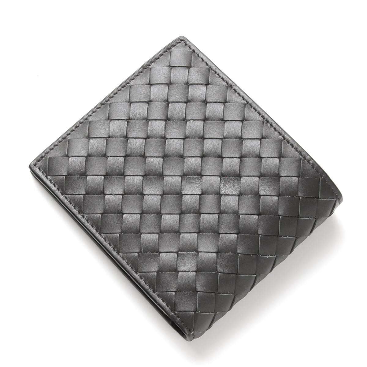 ボッテガヴェネタBOTTEGA VENETA 2つ折り財布 VN アルドアーズ グレー系 113993 v4651 2015 メンズ