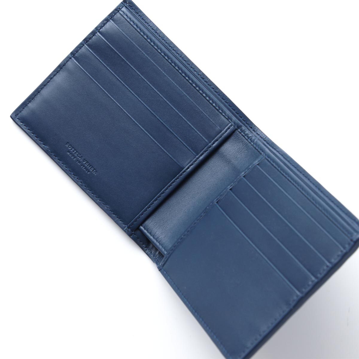 ボッテガヴェネタBOTTEGA VENETA 2つ折り財布 VN パシフィック ブルー系 113993 v4651 4111 メンズ