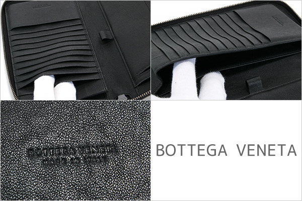 ボッテガヴェネタ BOTTEGA VENETA 財布 長財布 メンズ レディース ラウンドファスナー ブラック 302357 VX051 1000 ボーナス サマーセール/新作