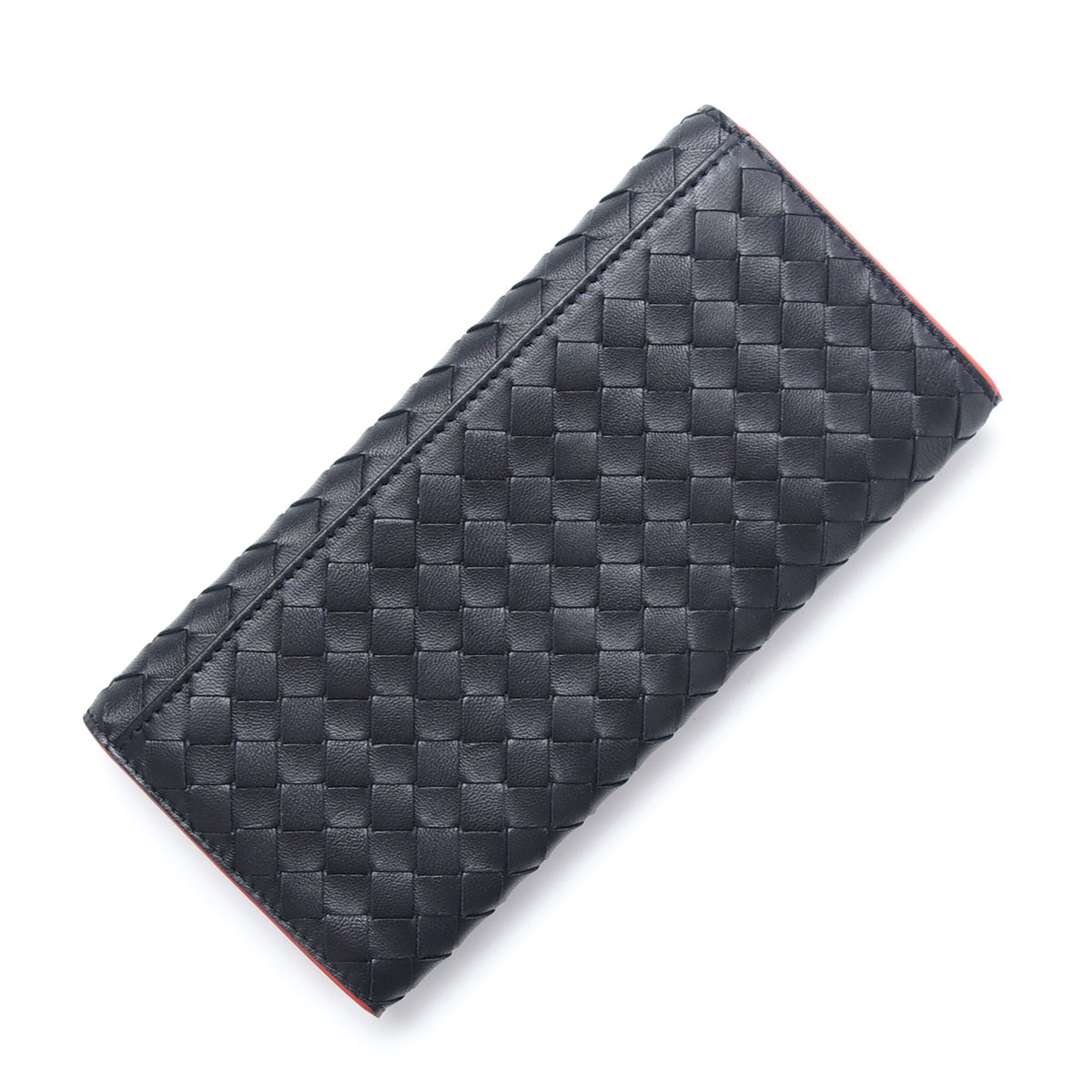 ボッテガヴェネタBOTTEGA VENETA 長財布 NAPPA ナッパ パシフィック×トルマリン×ベスビオ ブルー系 120697 vcbb1 8170 メンズ