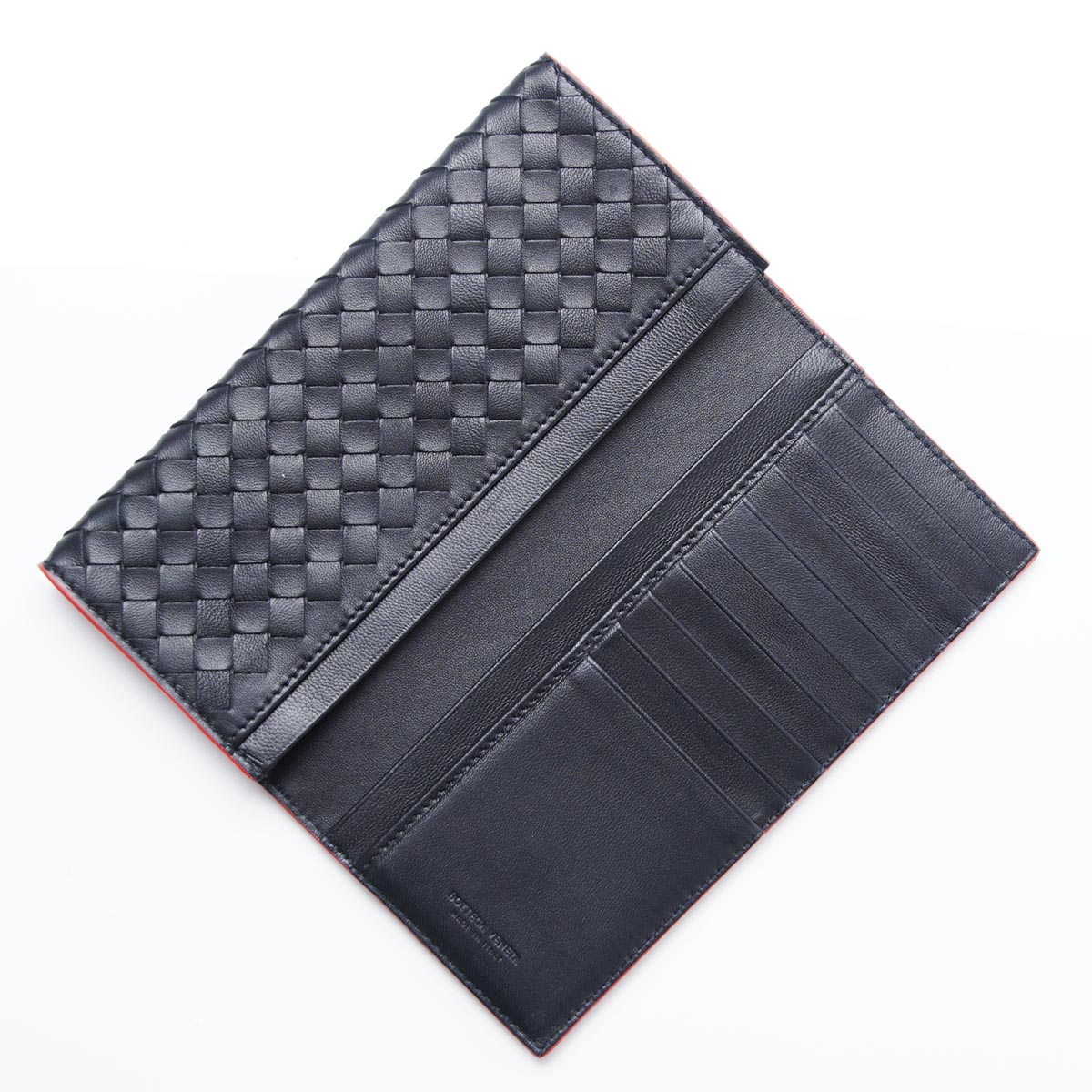ボッテガヴェネタBOTTEGA VENETA 長財布 NAPPA ナッパ パシフィック×トルマリン×ベスビオ ブルー系 120697 vcbb1 8170 メンズ