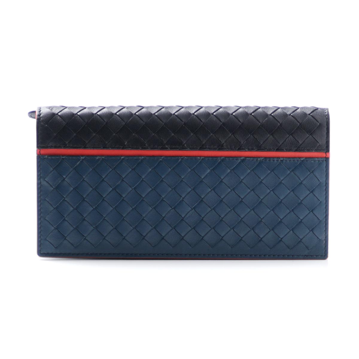 ボッテガヴェネタBOTTEGA VENETA 長財布[小銭入れ付き] NAPPA ナッパ パシフィック×トルマリン×ベスビオ ブルー系 156819 vcbb1 2060 メンズ
