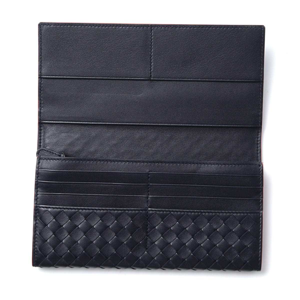 ボッテガヴェネタBOTTEGA VENETA 長財布[小銭入れ付き] NAPPA ナッパ パシフィック×トルマリン×ベスビオ ブルー系 156819 vcbb1 2060 メンズ