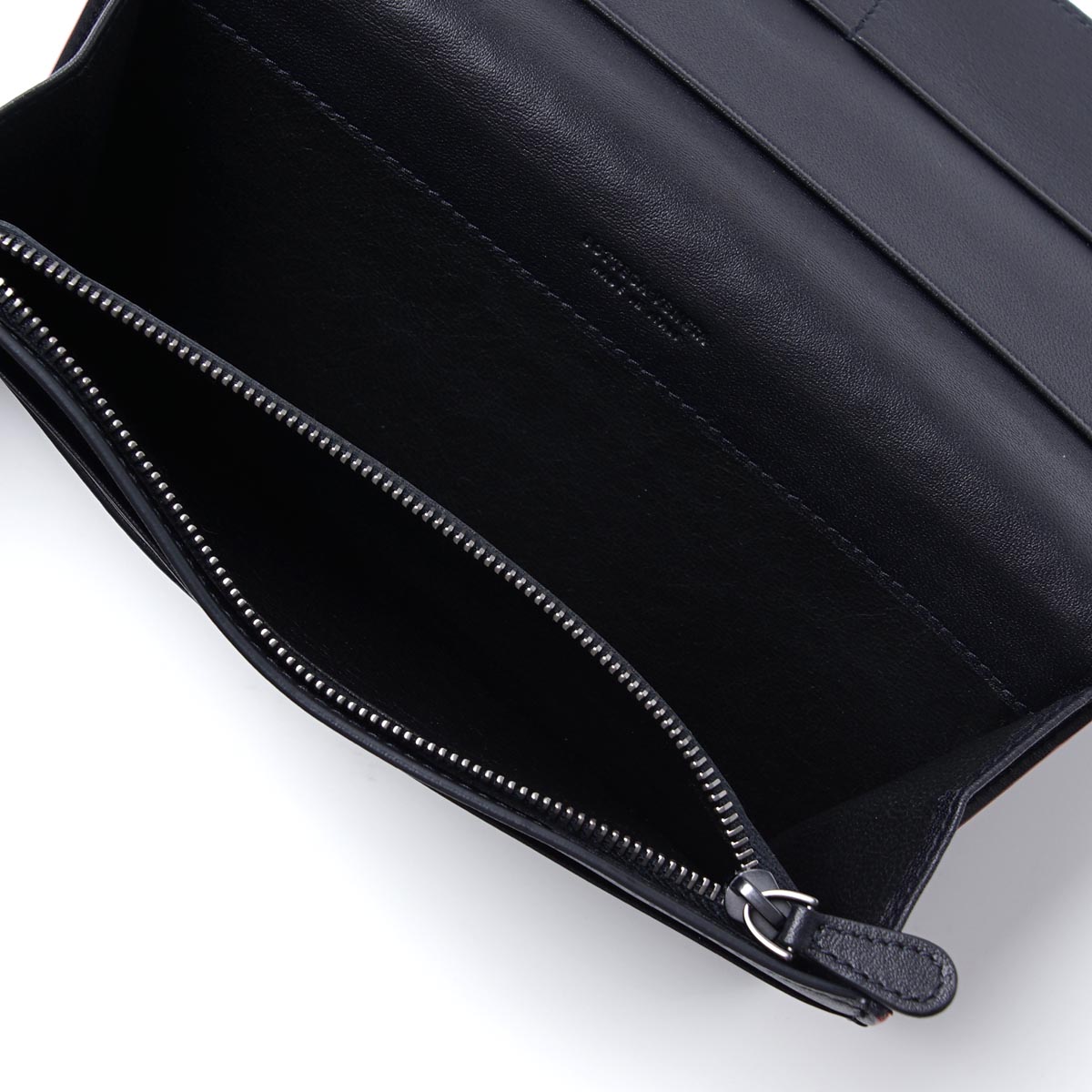 ボッテガヴェネタBOTTEGA VENETA 長財布[小銭入れ付き] NAPPA ナッパ パシフィック×トルマリン×ベスビオ ブルー系 156819 vcbb1 2060 メンズ