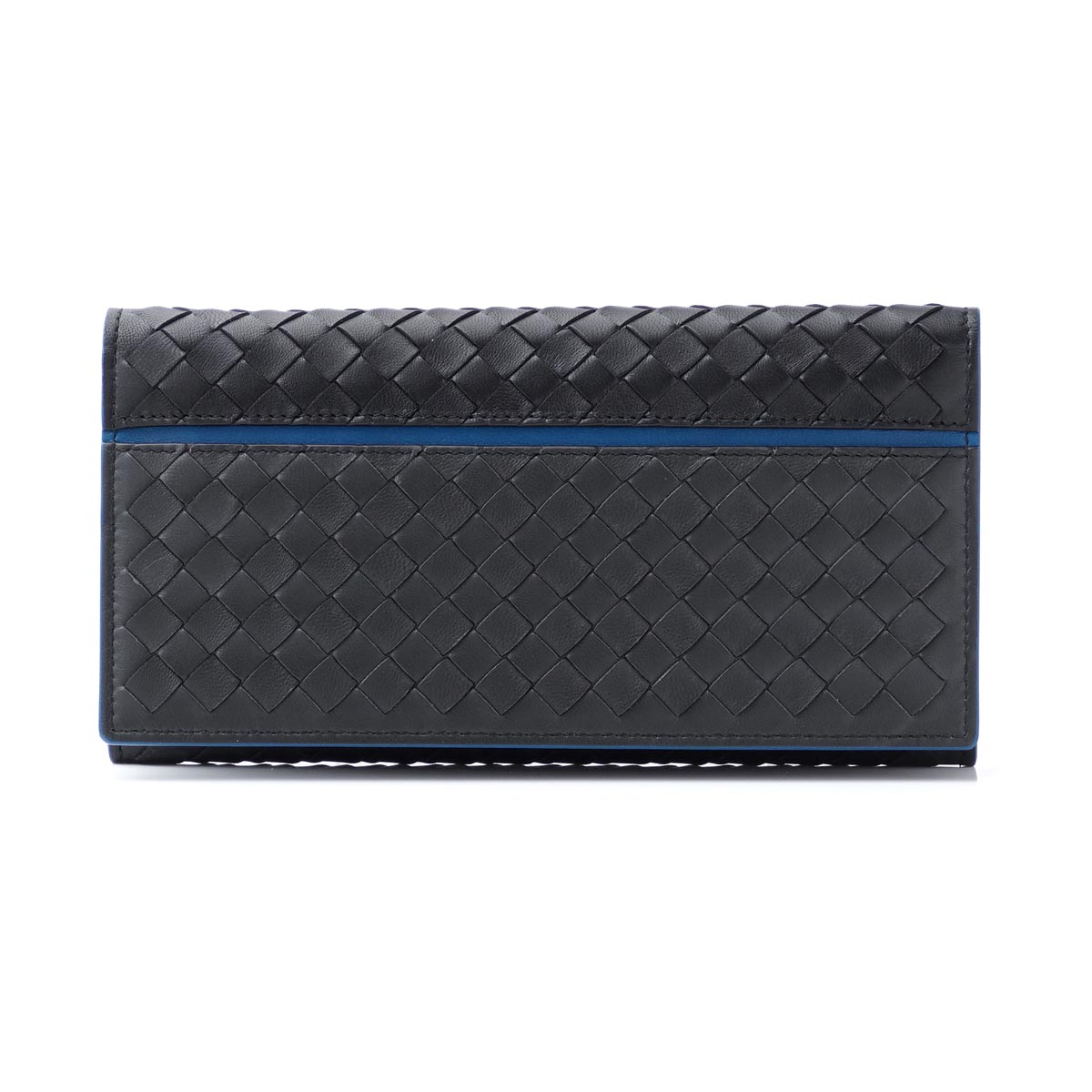 ボッテガヴェネタBOTTEGA VENETA 長財布[小銭入れ付き] NAPPA ナッパ アルドアーズ×ネロ×ピーコック グレー系 156819 vcbb1 2060 01 メンズ