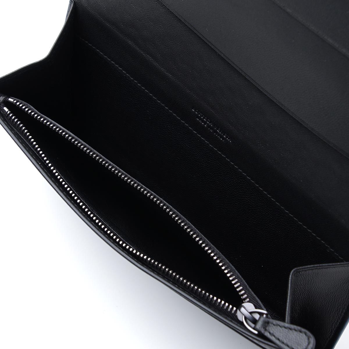 ボッテガヴェネタBOTTEGA VENETA 長財布[小銭入れ付き] NAPPA ナッパ アルドアーズ×ネロ×ピーコック グレー系 156819 vcbb1 2060 01 メンズ