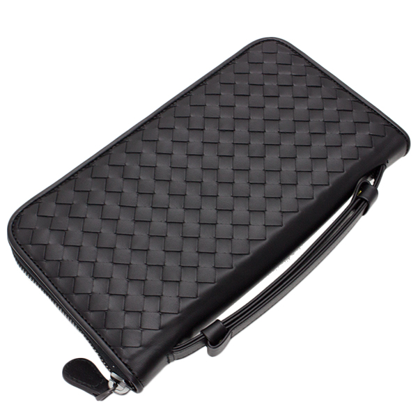 BOTTEGA VENETA ボッテガヴェネタ 長財布 オーガナイザー トラベルケース 169730 V4651 1000 イントレチャート レザー ブラック