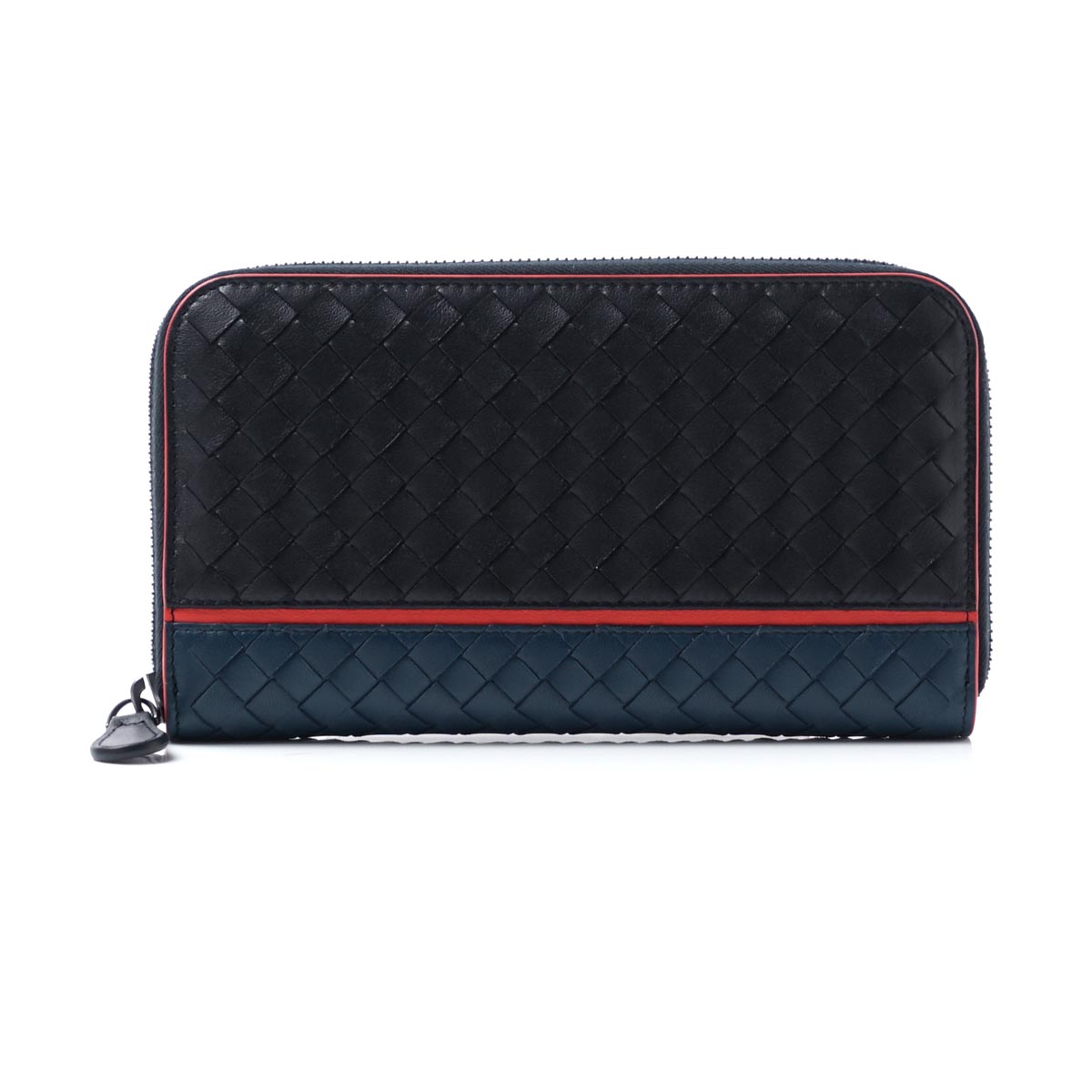 ボッテガヴェネタBOTTEGA VENETA ラウンドファスナー 長財布[小銭入れ付き] NAPPA ナッパ パシフィック×トルマリン×ベスビオ ブルー系 114076 vcbb1 8170 メンズ