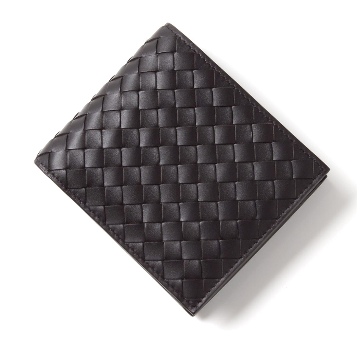 ボッテガヴェネタBOTTEGA VENETA 2つ折り財布[小銭入れ付き] VN エスプレッソ ブラウン系 193642 v4651 2006 メンズ