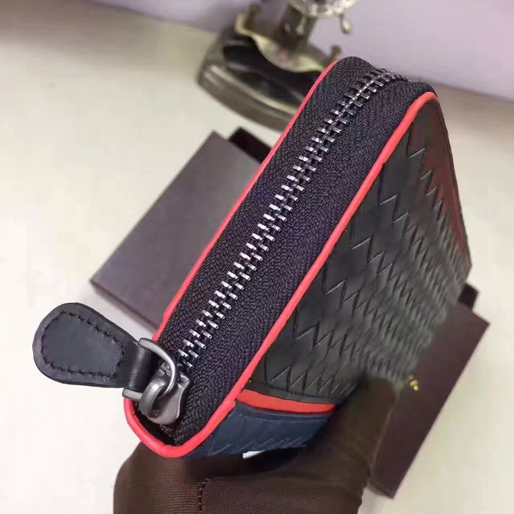 ボッテガヴェネタBOTTEGA VENETA ラウンドファスナー 長財布[小銭入れ付き] NAPPA ナッパ パシフィック×トルマリン×ベスビオ ブルー系 114076 vcbb1 8170 メンズ