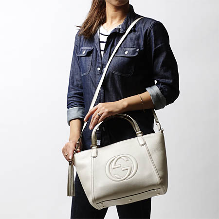 グッチ ハンドバッグ(2WAY仕様) ソーホー LEATHER 369176 a7m0g 9022