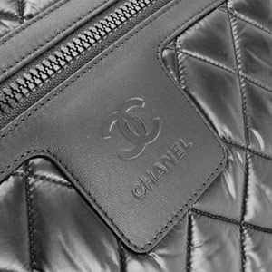 シャネル ボストンバッグ CHANEL ハンドバッグ ナイロン コクーン キルティング ブラック A49503 Y06883 94305/BK
