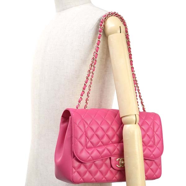 シャネル レディース ショルダーバッグ/シャネル ショルダーバッグ(PK/GR)(CHANEL) A66677