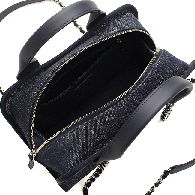 シャネル (CHANEL) ハンドバッグ A92749 デニムインディゴブルー レディース
