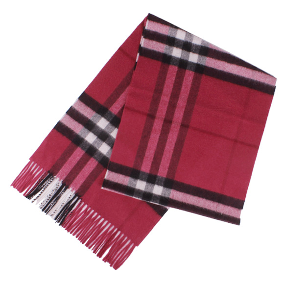 バーバリー BURBERRY カシミアマフラー GIANT ICON フューシャピンク 3895093 168:CS 6706B FUCHSIA PINK 