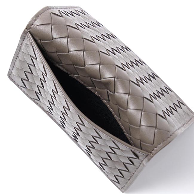 ボッテガヴェネタ BOTTEGA VENETA カードケース 名刺入れ VN スティール ブラウン系 120701 v4651 2905 メンズ＆レディース