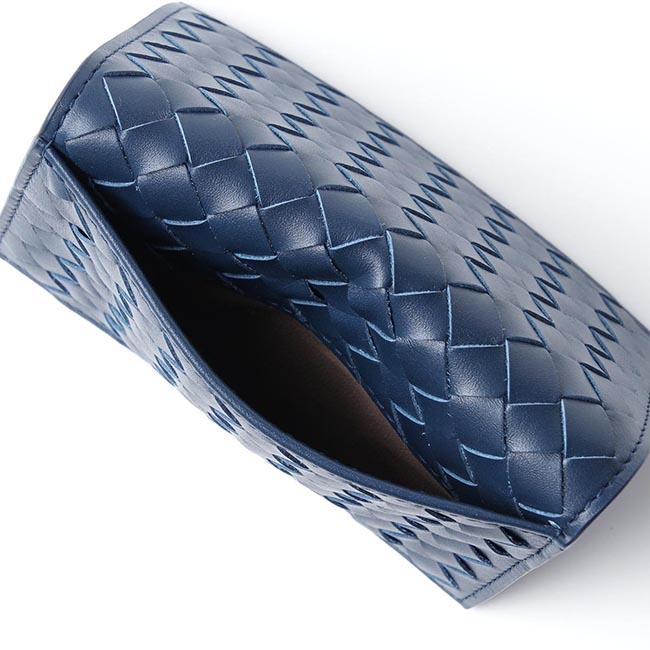 ボッテガヴェネタ BOTTEGA VENETA カードケース 名刺入れ VN パシフィック ブルー系 120701 v4651 4111 メンズ＆レディース