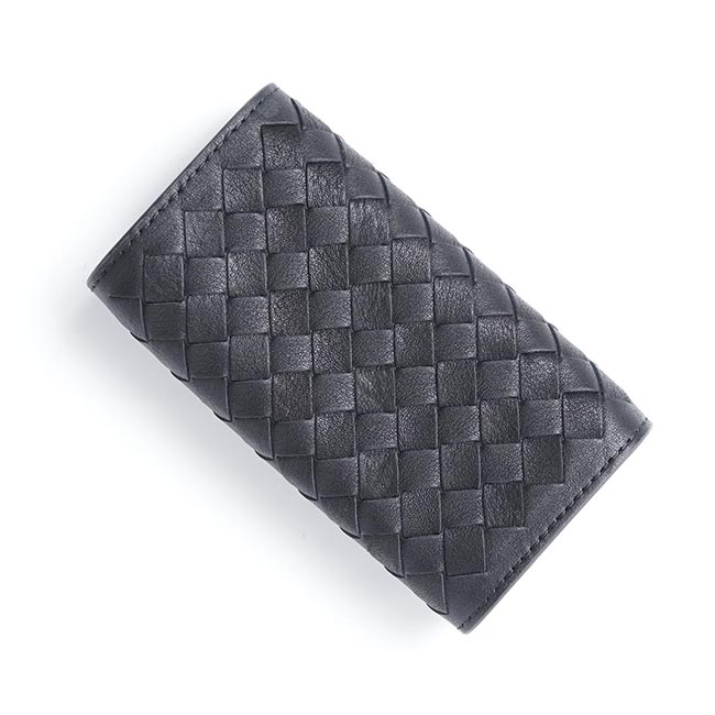 ボッテガヴェネタ BOTTEGA VENETA キーケース WASHED VINTAGE ネロ×ニューライトグレー ブラック系 324080 vbd51 8885 メンズ