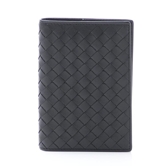 ボッテガヴェネタ BOTTEGA VENETA パスポートケース NAPPA ナッパ ネロ ブラック系 123194 v0013 1000 メンズ