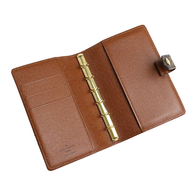 ルイヴィトン LOUIS VUITTON アジェンダPM モノグラム 手帳カバー バインダー6穴 R20005
