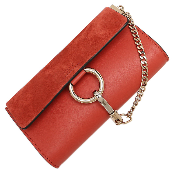 クロエ 財布 CHLOE 3P0796 H2O BJR FAYE 長財布 SEPIA RED