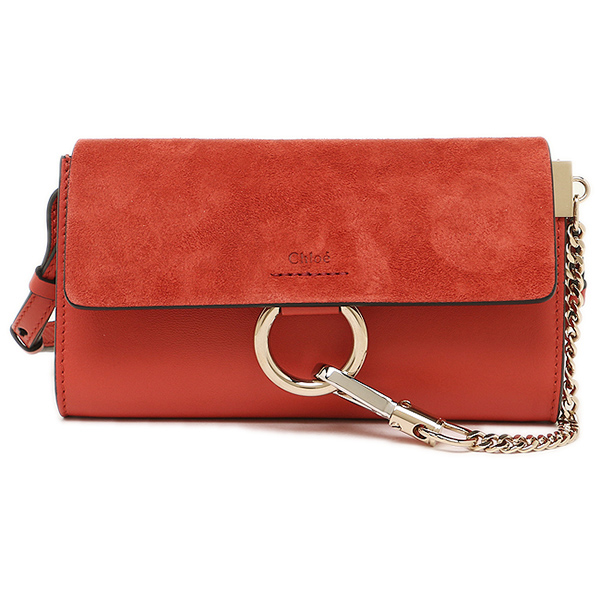 クロエ 財布 CHLOE 3P0796 H2O BJR FAYE 長財布 SEPIA RED