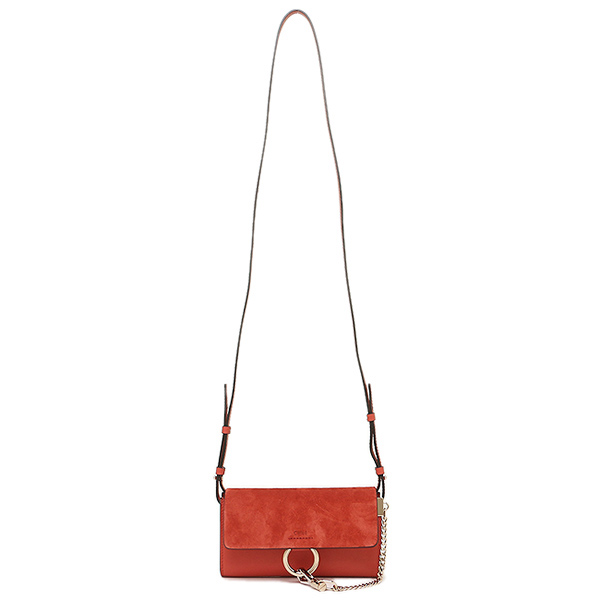 クロエ 財布 CHLOE 3P0796 H2O BJR FAYE 長財布 SEPIA RED
