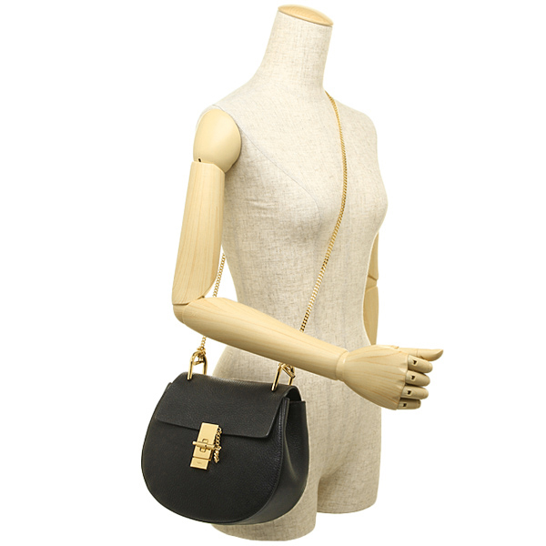 クロエ バッグ CHLOE 3S1038 944 001 ドリュー DREW NANO SADDLE BAG ショルダーバッグ BLACK