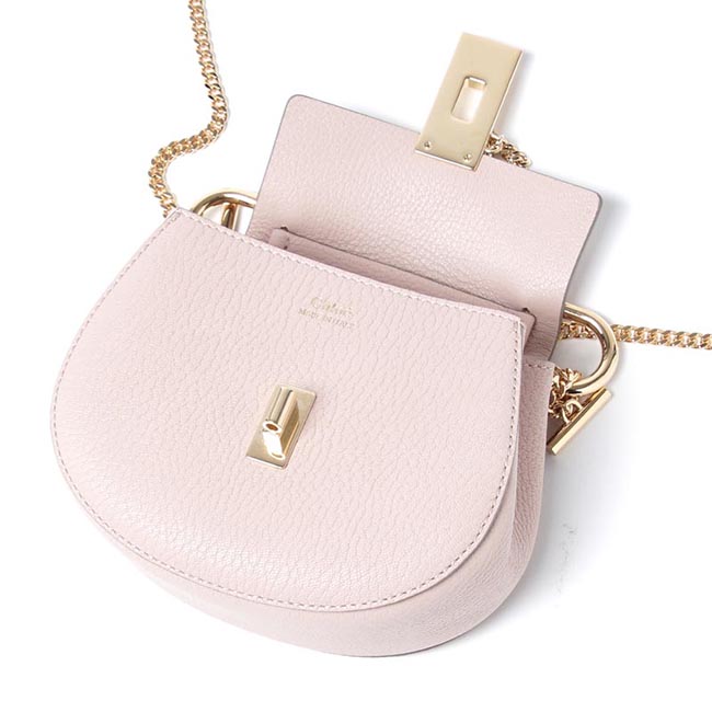 クロエ Chloe ショルダーバッグ DREW ドリュー LEATHER CEMENT PINK ピンク系 3s1038 944 b59 レディース