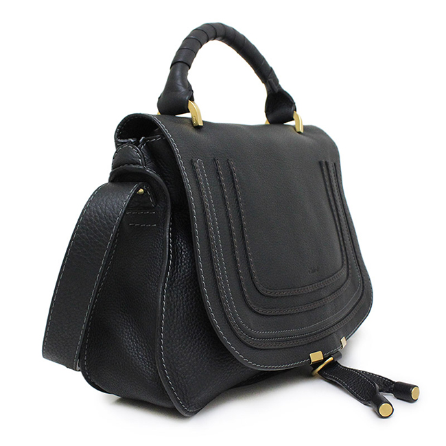 クロエ スモールグレインカーフスキンの「Marcie」ハンドバッグ マーシー 2WAY 3S0917