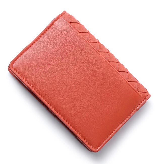 ボッテガヴェネタ BOTTEGA VENETA カードケース NAPPA チャイナレッド レッド系 133945 v001u 6417 メンズ&レディース
