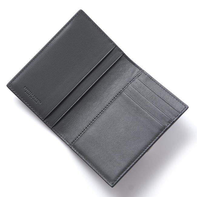 ボッテガヴェネタ BOTTEGA VENETA カードケース WASHED VINTAGE ブラック×ダークグレー ブラック系 120701 vbd51 8885 メンズ