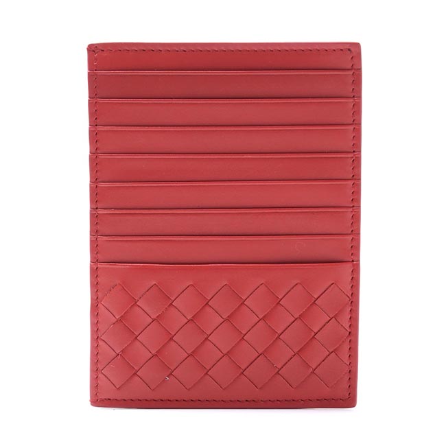 ボッテガヴェネタ BOTTEGA VENETA カードケース LEGGERO チャイナレッド レッド系 162156 vq131 6417 メンズ&レディース